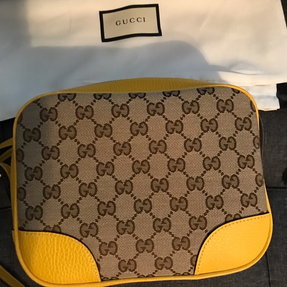 Gucci Handbags - The GG Guccissima Bag mustard golden yellow crossbody